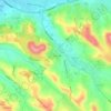 Topografische kaart La Vène, hoogte, reliëf