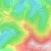 Topografische kaart Indo, hoogte, reliëf