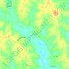 Topografische kaart Little Rock, hoogte, reliëf