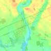 Topografische kaart Thamesford, hoogte, reliëf