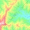 Topografische kaart Lisga, hoogte, reliëf
