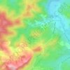 Topografische kaart Pech Sainte-Marie, hoogte, reliëf