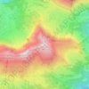 Topografische kaart Klippern, hoogte, reliëf