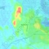 Topografische kaart Ballybrown, hoogte, reliëf