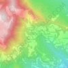 Topografische kaart Contrà Còvole, hoogte, reliëf