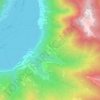 Topografische kaart Palanzo, hoogte, reliëf