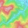 Topografische kaart Busdagno, hoogte, reliëf