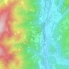 Topografische kaart Foresto, hoogte, reliëf