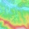 Topografische kaart Arrous, hoogte, reliëf