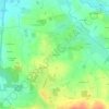 Topografische kaart Les Communs, hoogte, reliëf