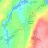 Topografische kaart Keranauffret, hoogte, reliëf
