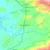 Topografische kaart Brough Sowerby, hoogte, reliëf
