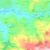Topografische kaart La Ronce, hoogte, reliëf