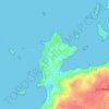 Topografische kaart Ar Vourc'h, hoogte, reliëf