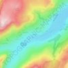 Topografische kaart La Buge, hoogte, reliëf