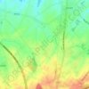 Topografische kaart Les Boscailles, hoogte, reliëf