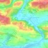 Topografische kaart Roussimel, hoogte, reliëf