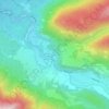Topografische kaart Ebene, hoogte, reliëf