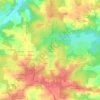 Topografische kaart Lotissement des Cabernets, hoogte, reliëf