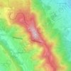 Topografische kaart Uetliberg, hoogte, reliëf