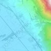 Topografische kaart Case Nuove, hoogte, reliëf