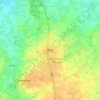 Topografische kaart Hille, hoogte, reliëf