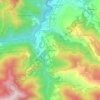 Topografische kaart Pomaro di Sotto, hoogte, reliëf