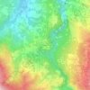 Topografische kaart Musellaro, hoogte, reliëf