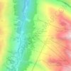 Topografische kaart Hochgurgl, hoogte, reliëf