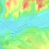 Topografische kaart Le Chêne, hoogte, reliëf