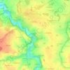 Topografische kaart La Surière, hoogte, reliëf