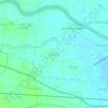 Topografische kaart Manalur, hoogte, reliëf