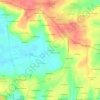 Topografische kaart Chauvigni, hoogte, reliëf