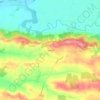 Topografische kaart Tauziede, hoogte, reliëf