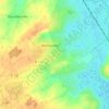 Topografische kaart Les Cardets, hoogte, reliëf