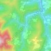 Topografische kaart Paterno, hoogte, reliëf