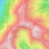 Topografische kaart Punta Princesa, hoogte, reliëf