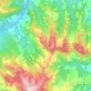 Topografische kaart Livergnano, hoogte, reliëf