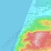 Topografische kaart Murtinheira, hoogte, reliëf
