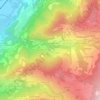 Topografische kaart La Planta, hoogte, reliëf