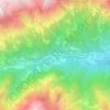 Topografische kaart Martassina, hoogte, reliëf