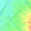 Topografische kaart Bagtic, hoogte, reliëf