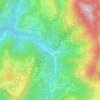 Topografische kaart Ambriola, hoogte, reliëf