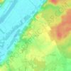 Topografische kaart Les Mesliers, hoogte, reliëf