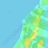 Topografische kaart Lohals, hoogte, reliëf