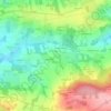 Topografische kaart Kerampran, hoogte, reliëf