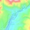 Topografische kaart Patapampa, hoogte, reliëf