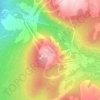Topografische kaart Hovde, hoogte, reliëf