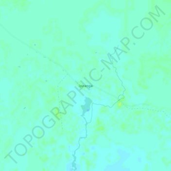 Topografische kaart Ipiranga, hoogte, reliëf