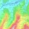 Topografische kaart Longueiral, hoogte, reliëf